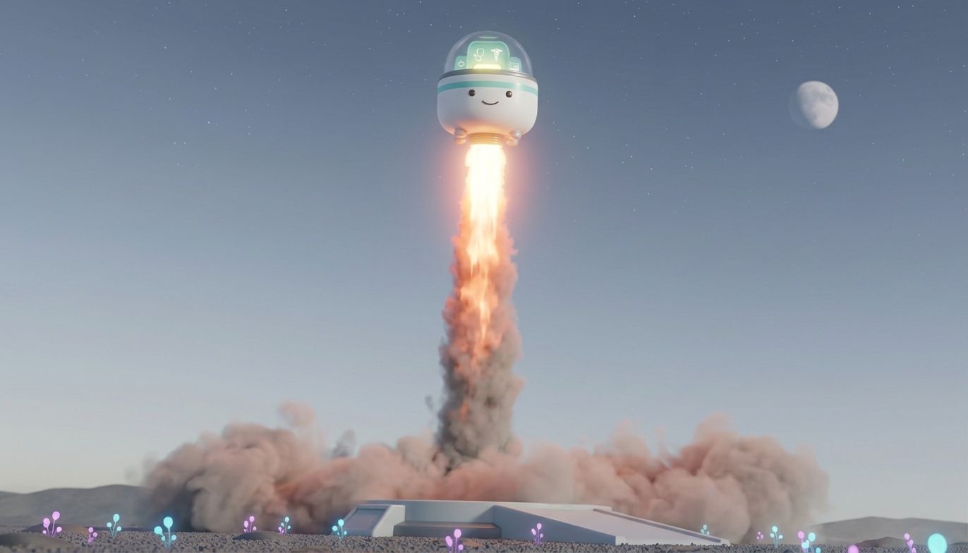 Astronaut in the air